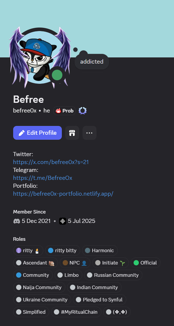 Proof of Ritual Ritty role